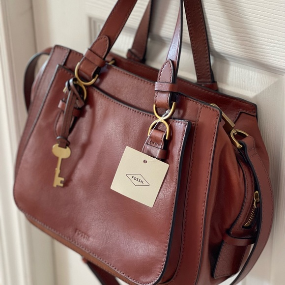 *Sold* Fossil Brooke Satchel, Brown. New. - Picture 2 of 8